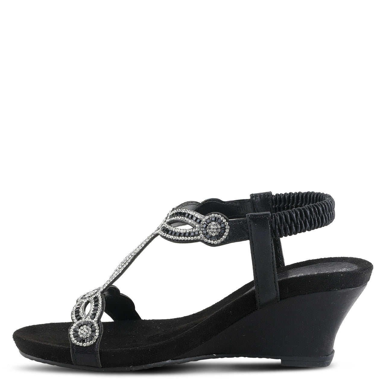 PATRIZIA SHINING T-STRAP SANDALS