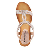 Thumbnail for PATRIZIA SHINING T-STRAP SANDALS