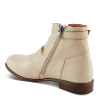 Thumbnail for Black leather Spring Step Sianna boots with buckle detail and chunky heel for stylish and comfortable wear