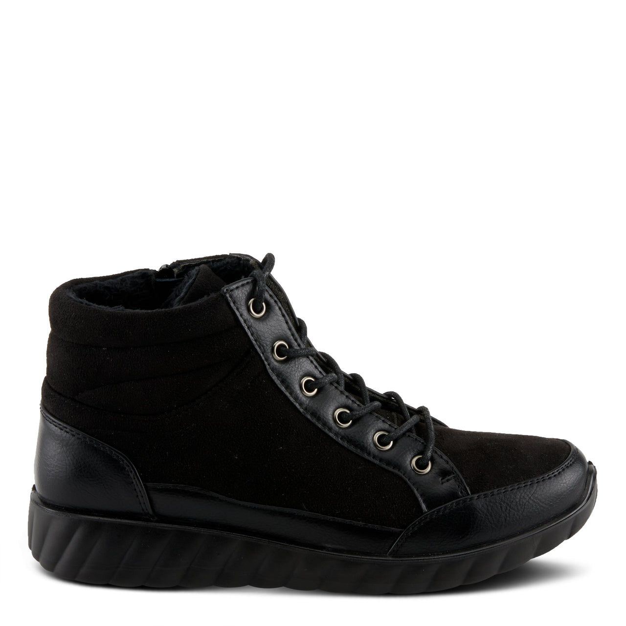 Stylish and comfortable FLEXUS SONATA BOOTS in black leather, perfect for everyday wear