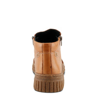 Thumbnail for Black leather Spring Step Sorella boots with chunky heel and buckle detail