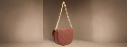 Burberry brown leather shoulder bag