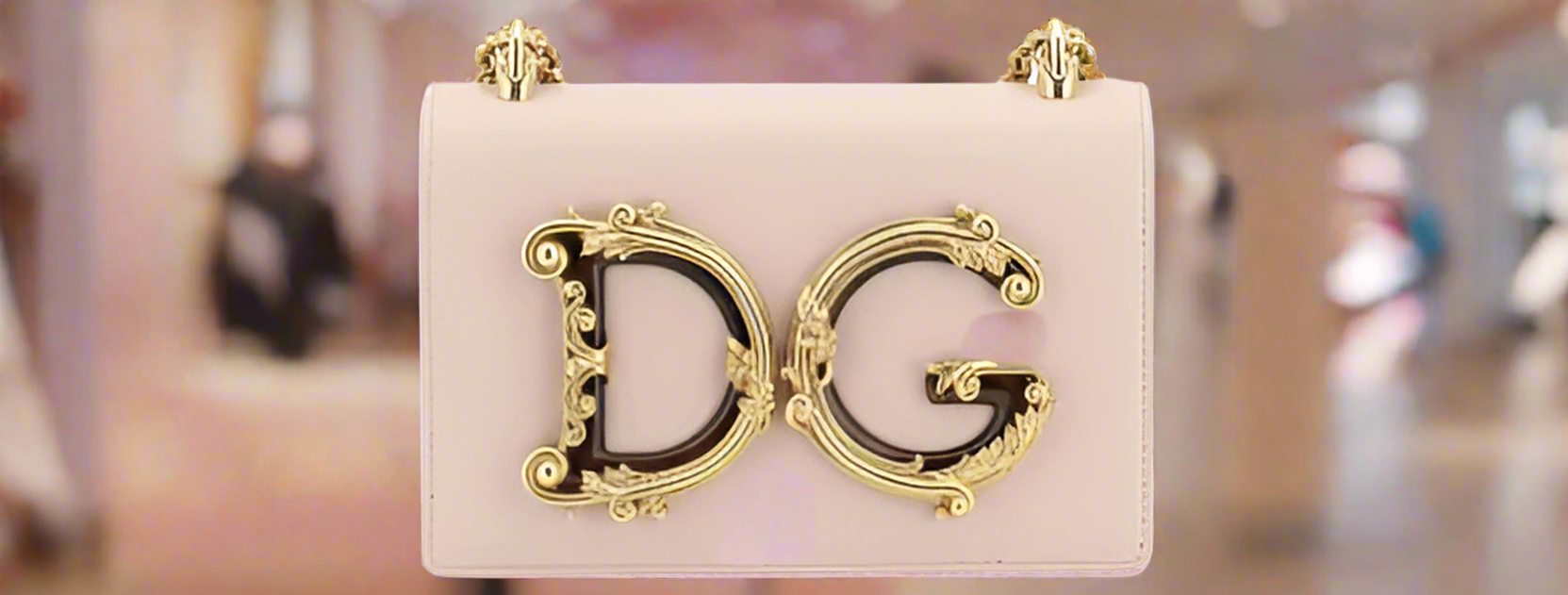 Dolce And Gabbana Maxi Logo Shoulder Bag Genuine Leather