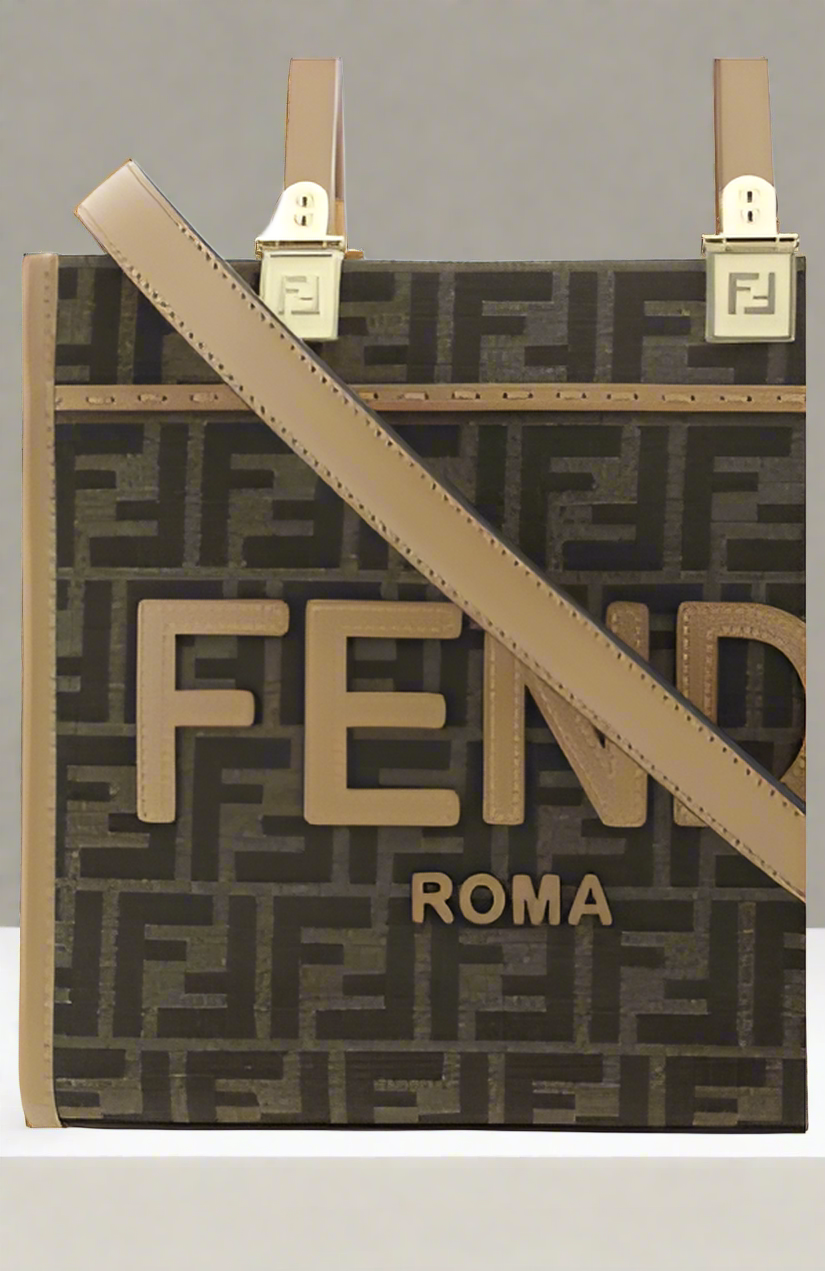 FENDI "ROMA" women's shopping bag