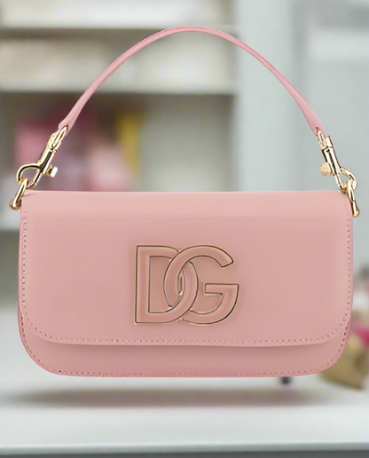 Dolce & Gabbana pink LOGOED HANDBAG