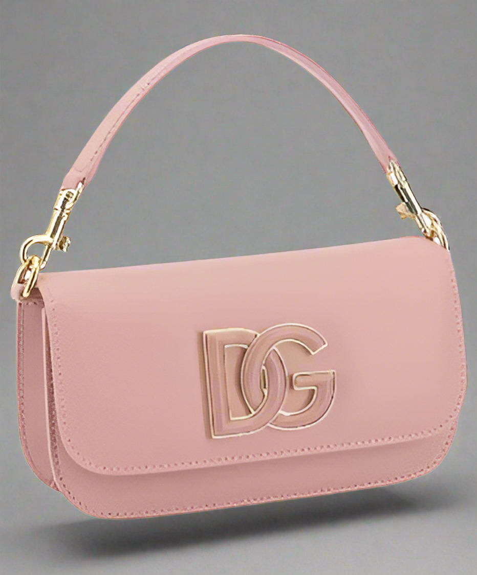Dolce & Gabbana pink LOGOED HANDBAG
