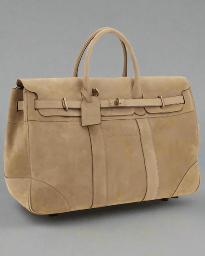 Brunello Cucinelli men's beige COUNTRY TRAVEL BAG