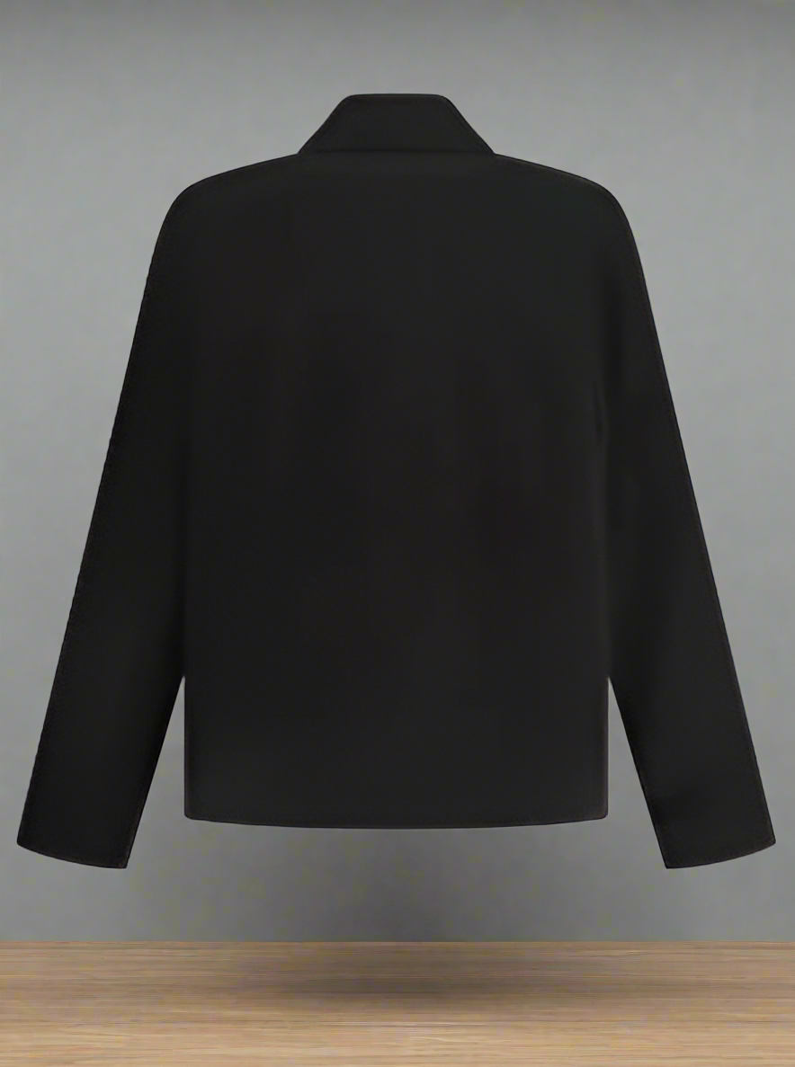 Balenciaga Men's Oversized Jacket Classic Collar Black