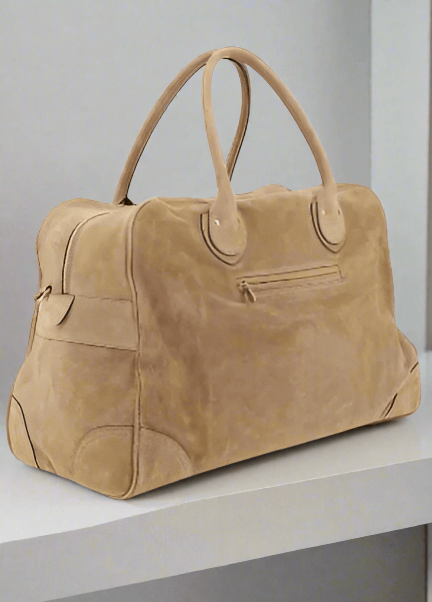 Brunello Cucinelli SUEDE TRAVEL BAG