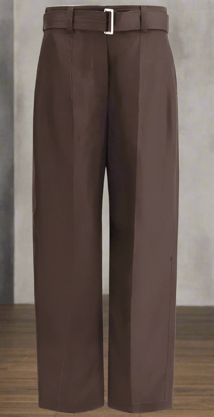 Brunello Cucinelli BELTED LINEN PANTS