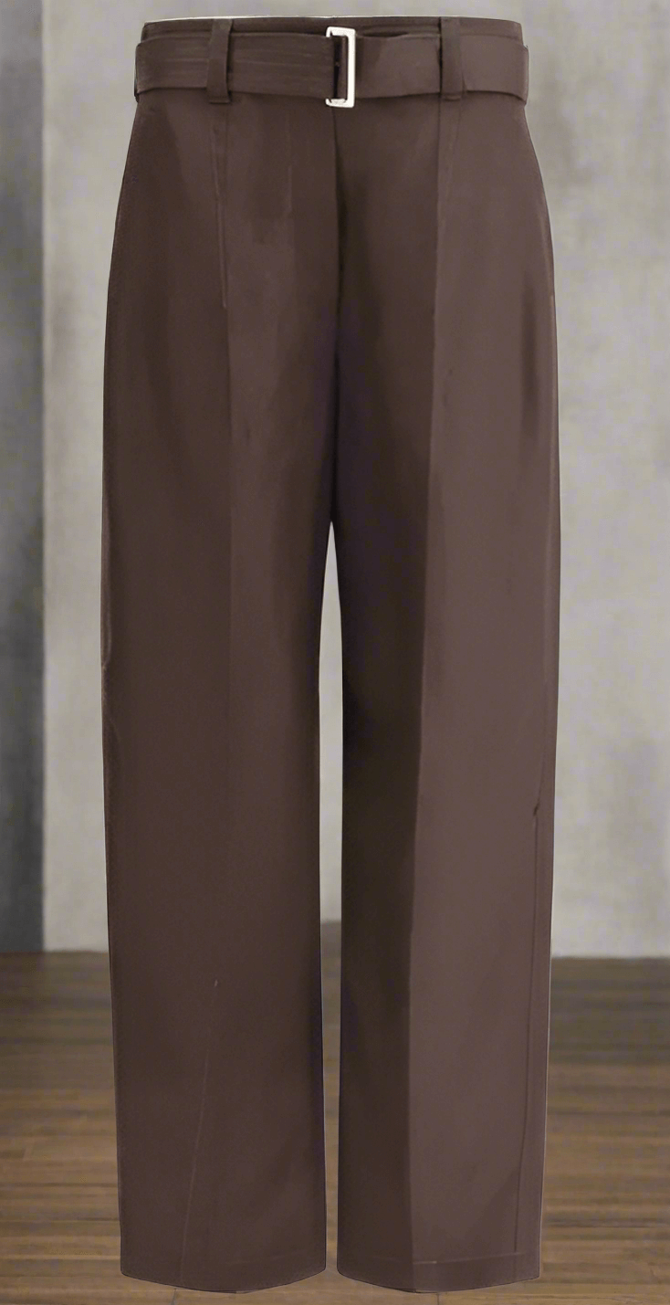 Brunello Cucinelli BELTED LINEN PANTS