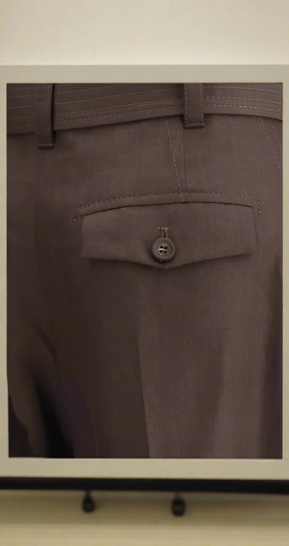 Brunello Cucinelli BELTED LINEN PANTS