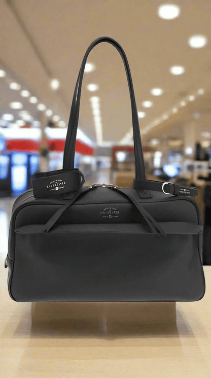 Balenciaga Carrie Medium Bowling Shoulder Bag Leather