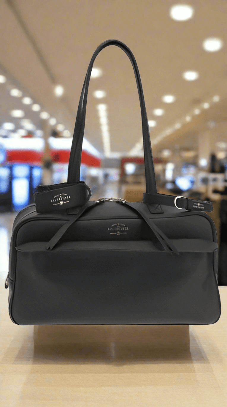 Balenciaga Carrie Medium Bowling Shoulder Bag Leather