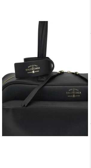 Balenciaga Carrie Medium Bowling Shoulder Bag Leather