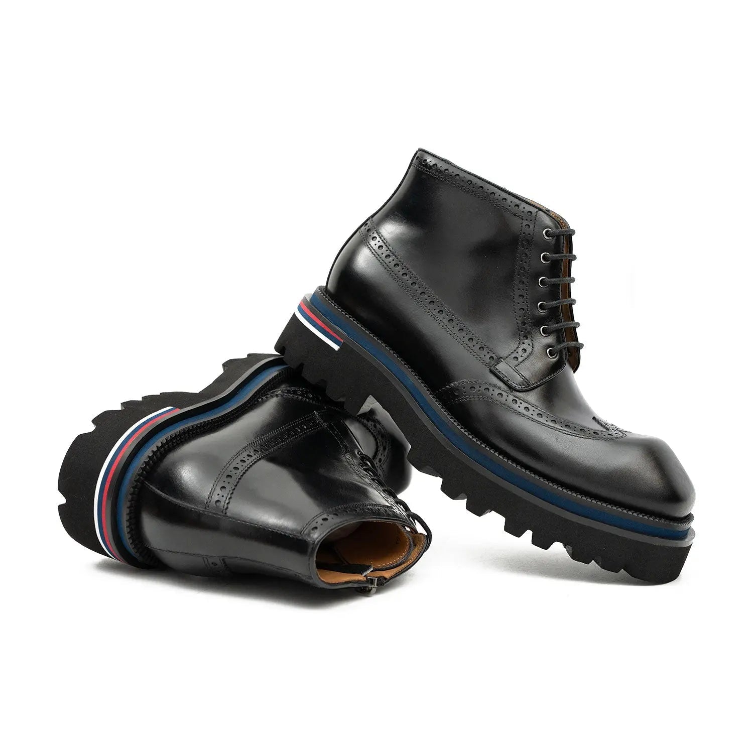 Martin Boots Side Zipper Classic Premium 3016B Leather