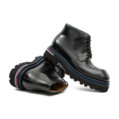 Martin Boots Side Zipper Classic Premium 3016B Leather