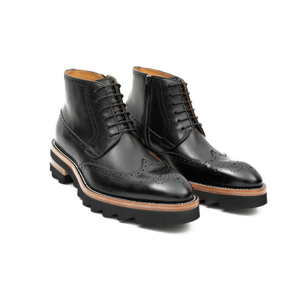 Dr Martens Side Zipper Martin Boots Leather Brown Ankle