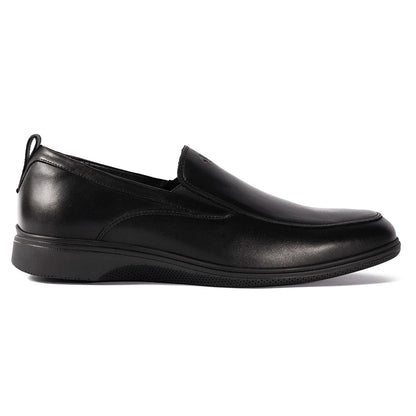 Amberjack Men's The Slip On Vegan Leather Obsidian