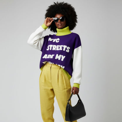 BYMANYC New York Soho RUNWAY Oversized Knit Sweater