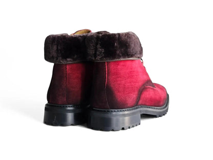 Men's Suede Combat Boot Rugged Everyday Wear KB516-52S