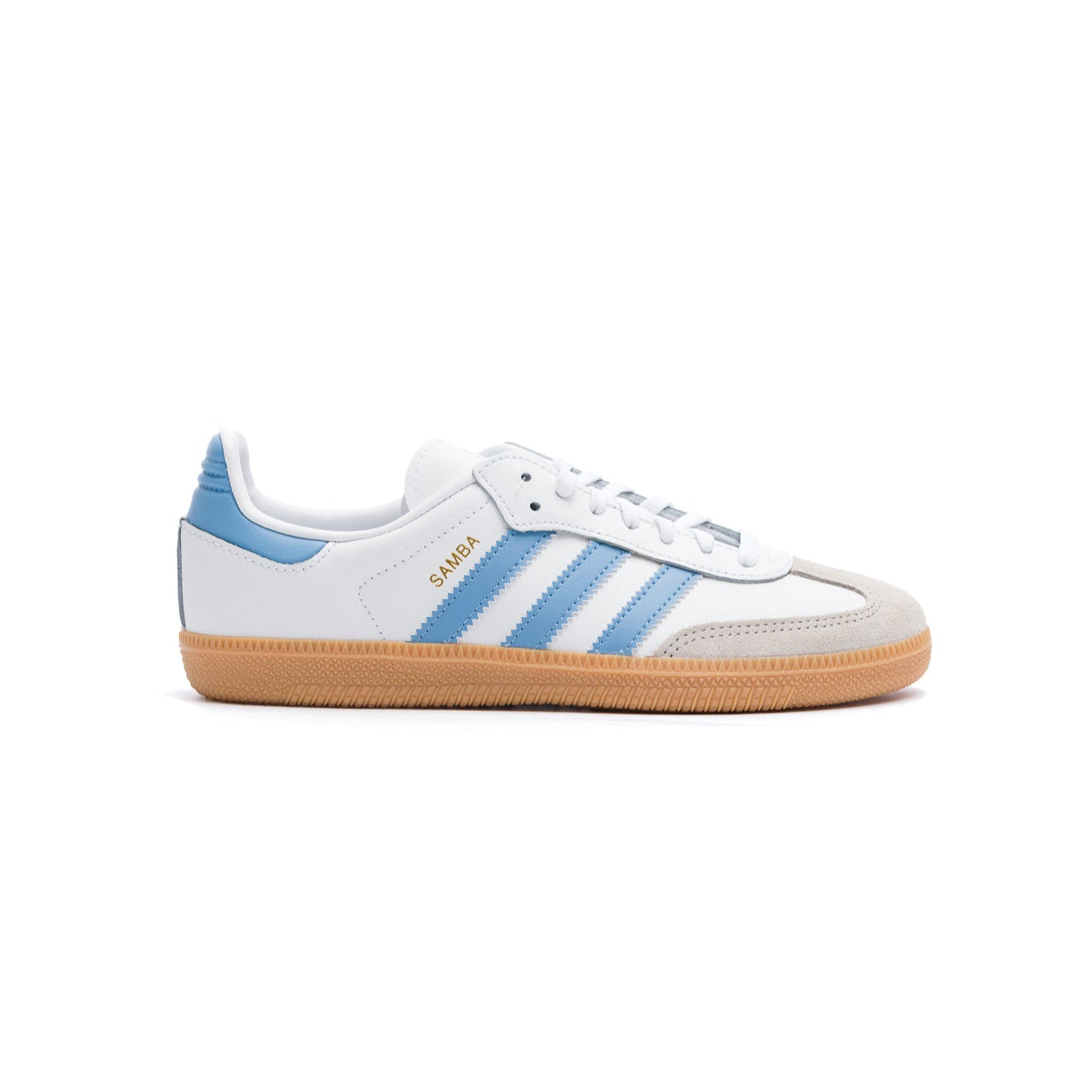 Adidas Samba OG Kids Shoes - White/Ash Blue