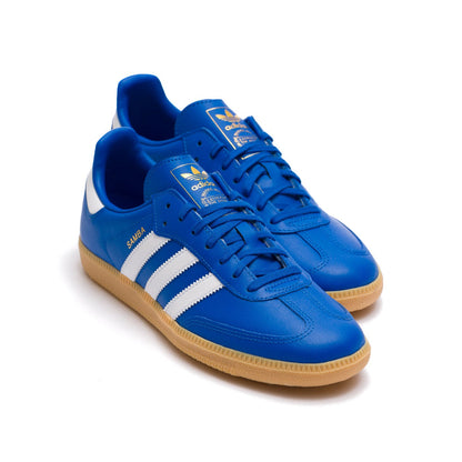 Adidas Samba OG Kids Shoes - Blue/White/Gum