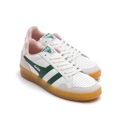 Gola Classics Women's Eagle '86 Sneakers - White/Evergreen/Rose/Gum