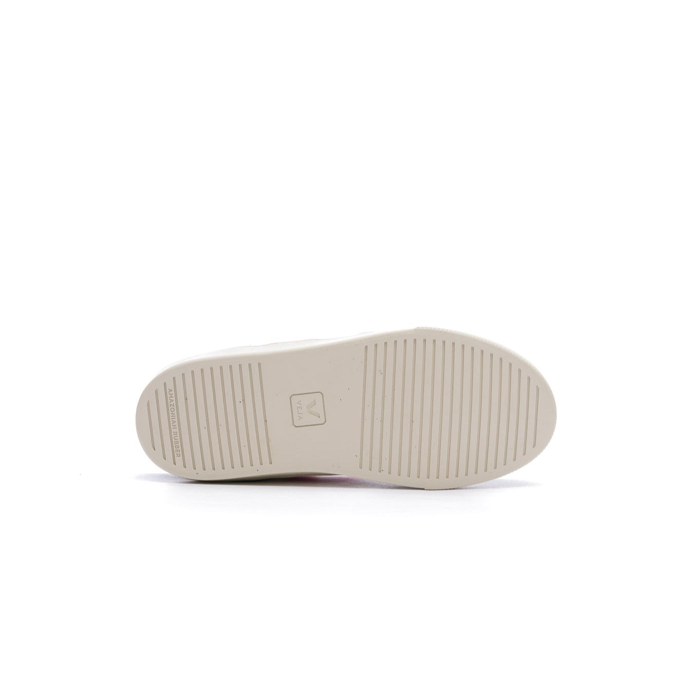 Veja Small V-10 Leather Kid's Shoe - Pure Pekin Nautico