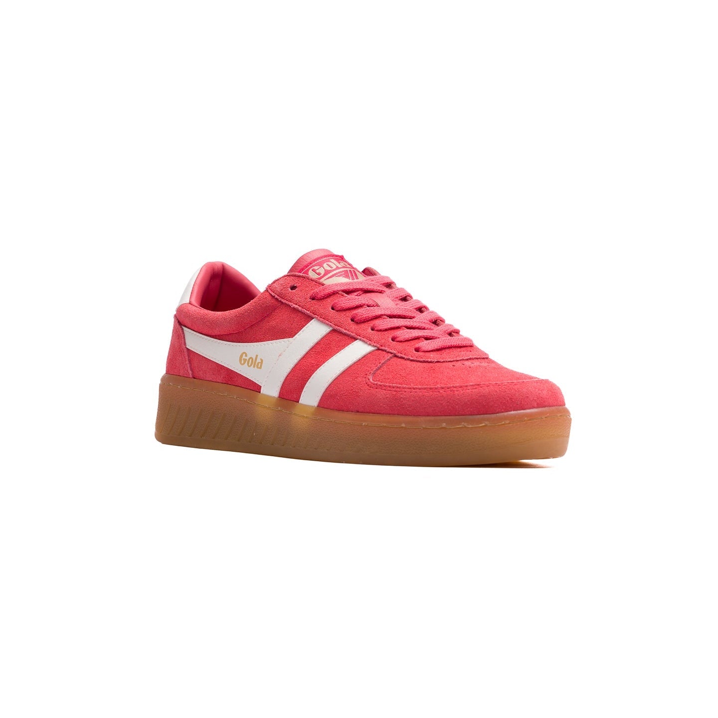 Gola Classics Women's Grandslam Suede Sneakers - Coral/Off White/Gum