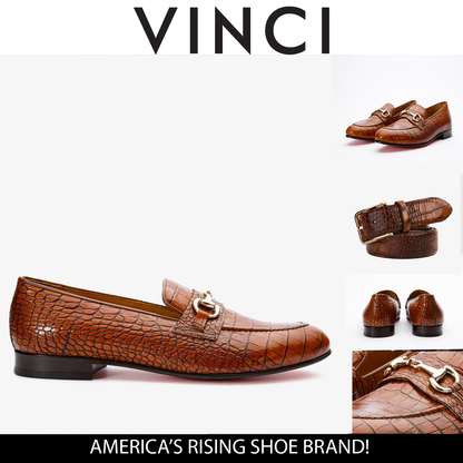 The Monaco Tan Leather Men Shoe Bit Loafer