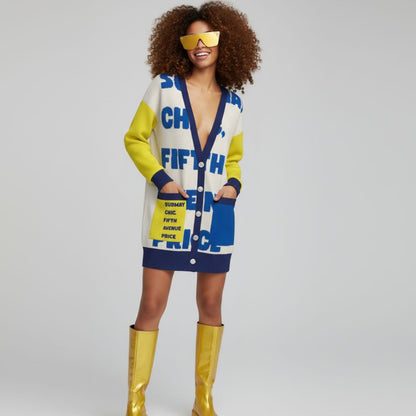 TRIBECA Long Cardigan Dress BYMANYC® New York