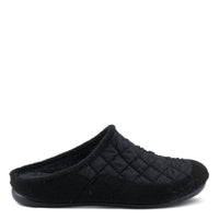 Thumbnail for Comfortable Spring Step Men Twiled Slippers in black color with durable rubber sole