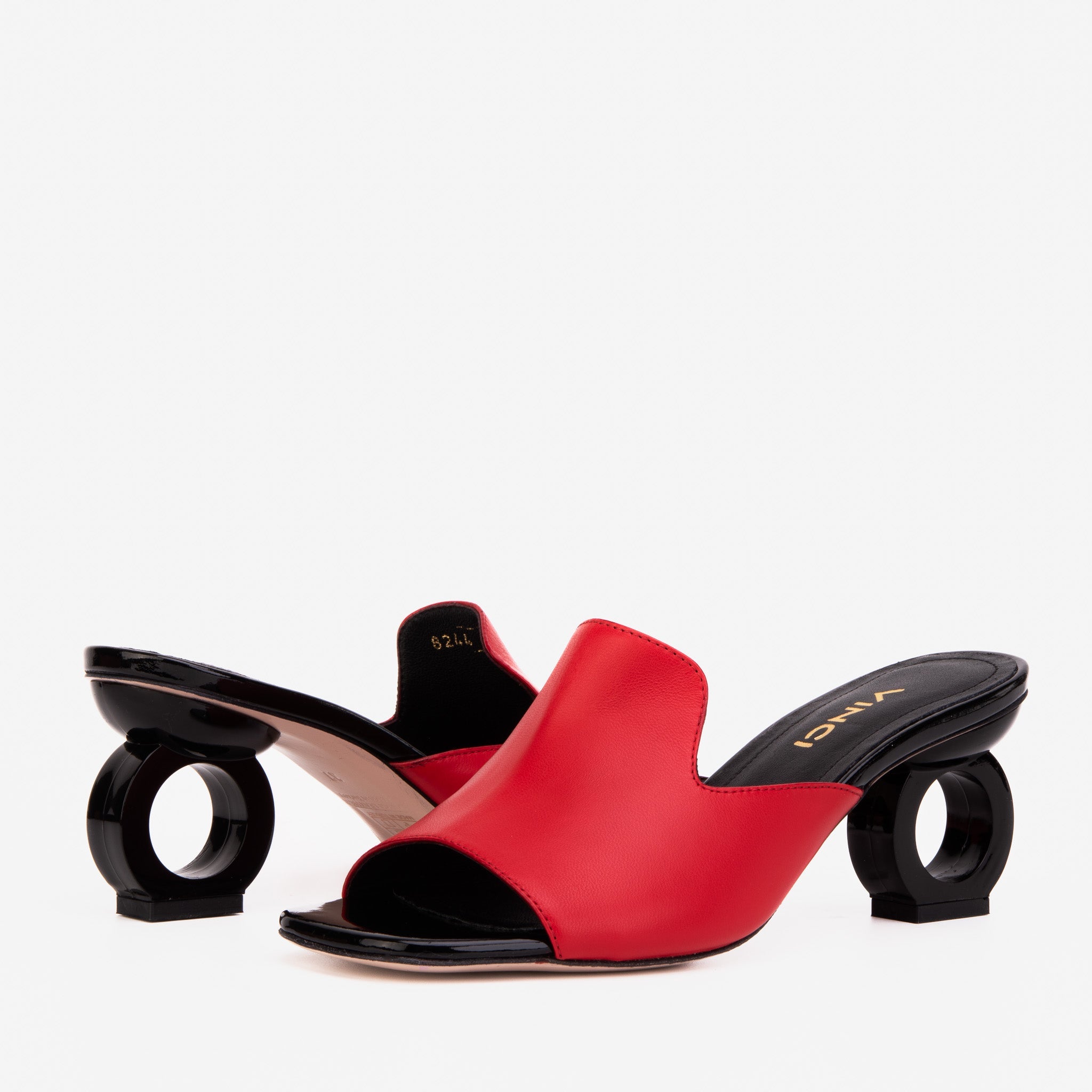 The Tory Red Leather Women Sandal