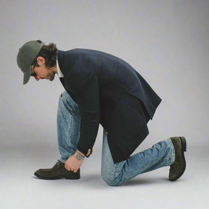 Del Toro Shoes Men's Olive Suede Tuscan Moc Boot