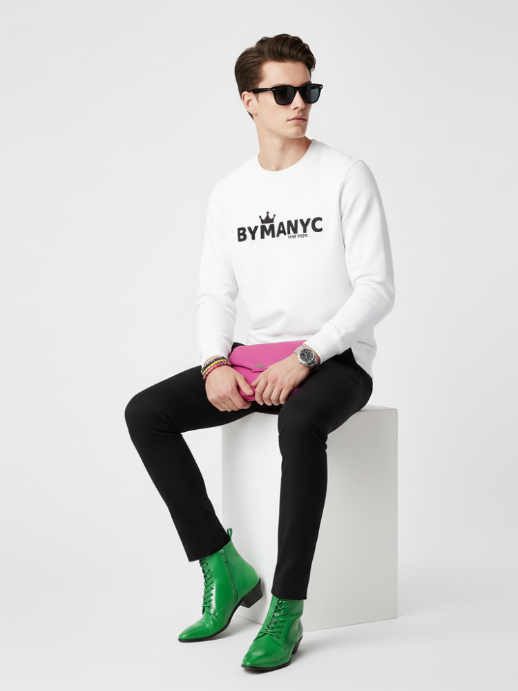 Unisex Organic Sweatshirt LOVE MANHATTAN – BYMANYC ® New York | Eco Urban Style