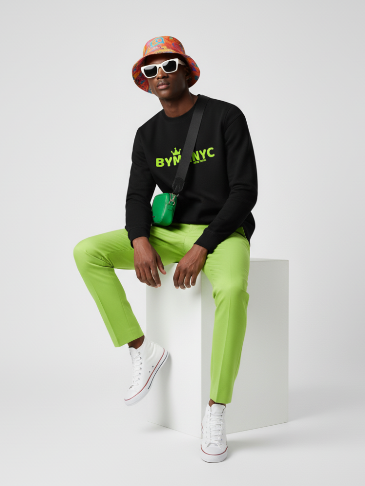 BYMANYC Love NYC Unisex Organic Cotton Sweatshirt Cozy