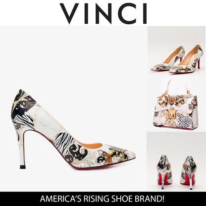 The Perugia White Leather Pump Women Shoe