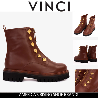 The Ottawa Brown Leather Ankle Women Boot