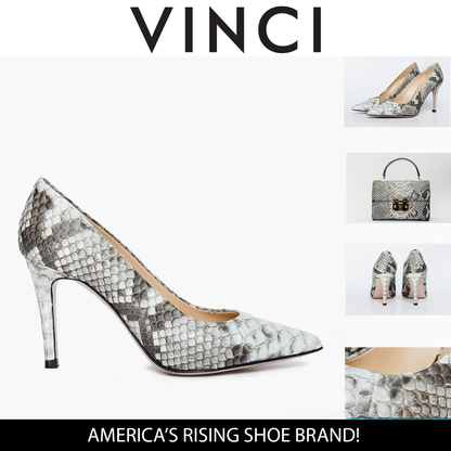 The Queen Natural Pythn Leather Pump Women Shoe