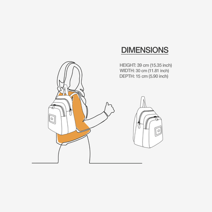 BYMANYC New York Zebra Jungle Backpack Vegan Leather