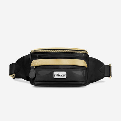 Vegan Designer Luxe Multi-Pocket Belt Bag | BYMANYC ® New York