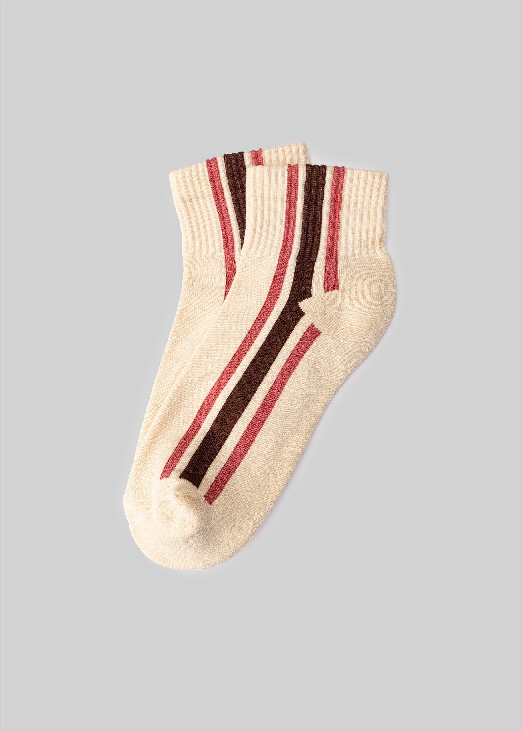 The Vertical Stripe Quarter Crew