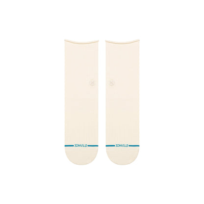 Stance Rolled Cuff Quarter Socks - Ivory
