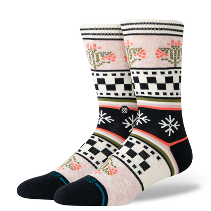 Stance Winterbloom Crew Sock - Lilac