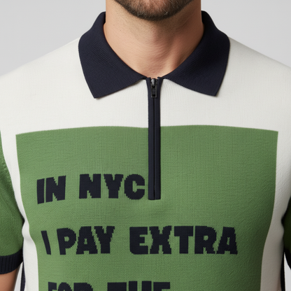 WALL STREET Cashmere Polo BYMANYC ® New York