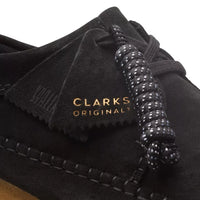 Thumbnail for Clarks Originals Weaver Men's Black Suede Moc Shoes 26165081, stylish and comfortable footwear for men