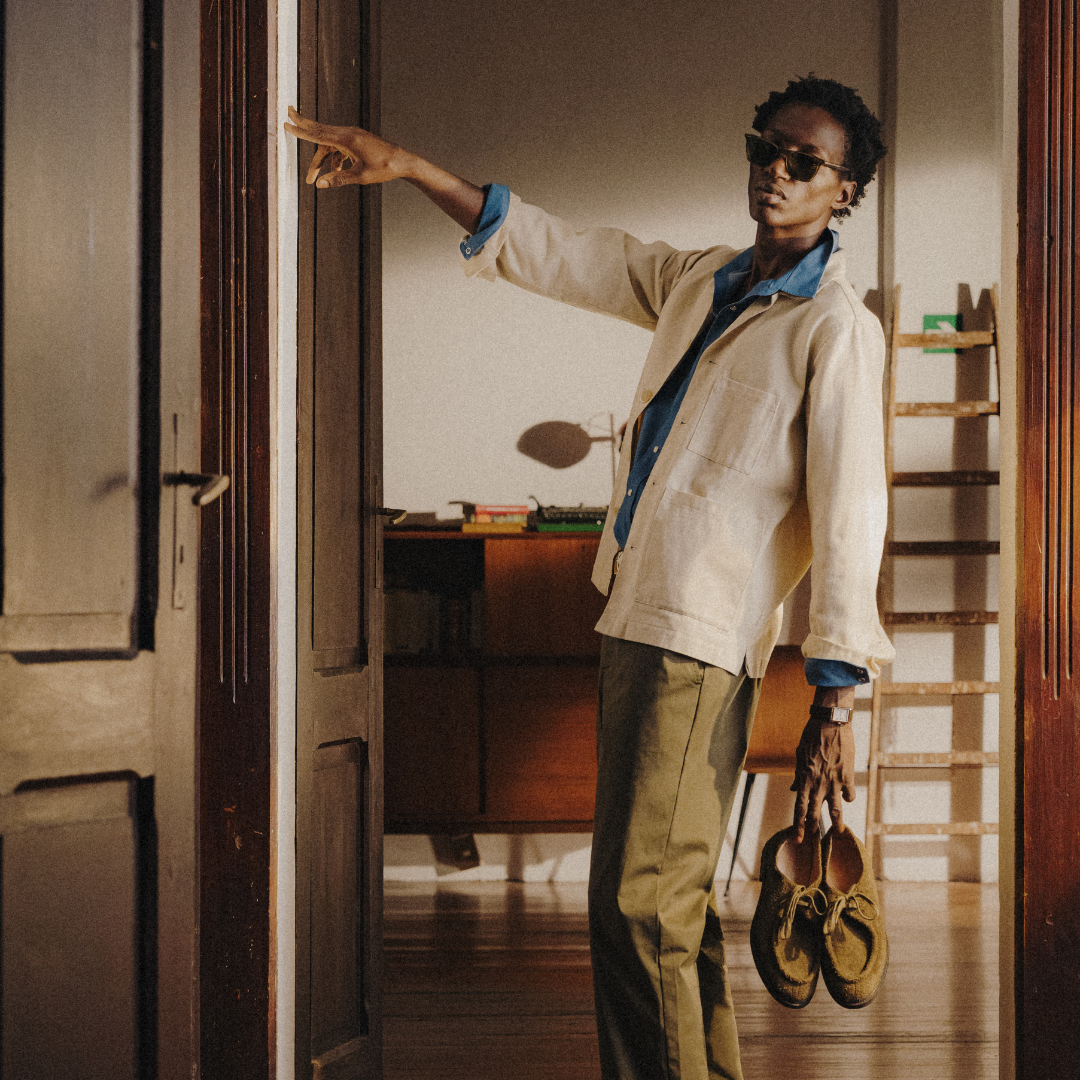 Del Toro Shoes Men's Antelope Textured Suede Tuscan Moc Boot