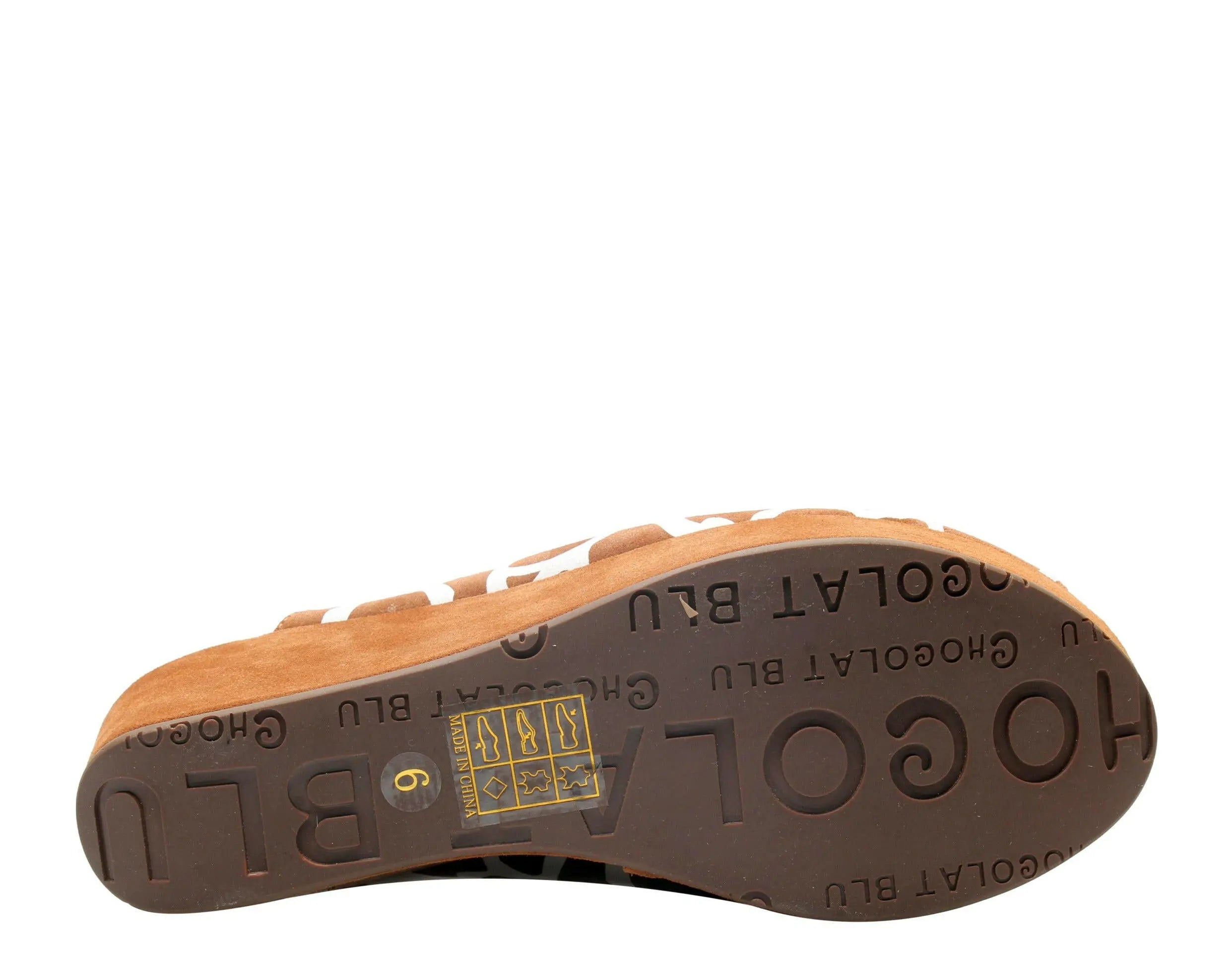 Chocolat Blu Yiona Women Wedge Sandals Brown