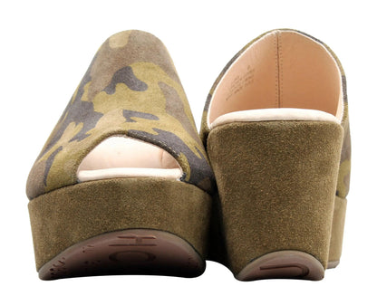 Chocolat Blu Yiona Women's Suede Wedge Sandals Classic Comfort